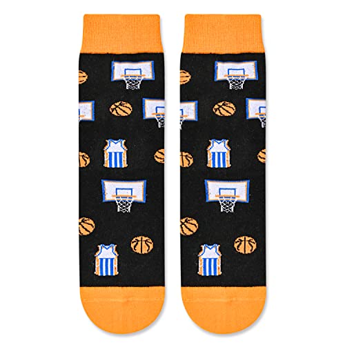 HAPPYPOP Best Gifts For Basketball Lovers Players, Basketball Gifts For Boys Girls Who Love Basketball, Preteen Tween Boys Girls Kids Basketball Socks