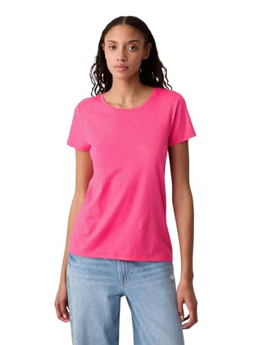 GAP Womens Favorite Crewneck Tee T-Shirt Yellow Iris 11-0622 Tc XL