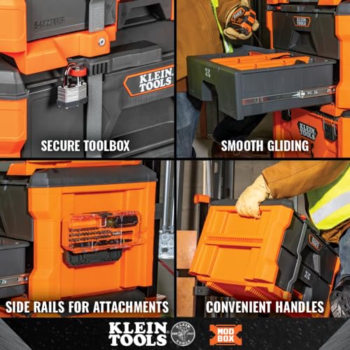 Klein Tools 2-Drawer Toolbox with Modular System