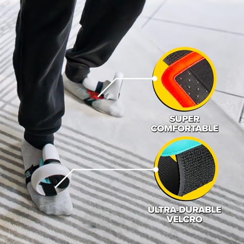 Rebuff Reality Trackstraps for Meta Quest Controller + Dance Dash Game Demo Card, Compatible with Quest 2&Pro, Rift S, Full Body Immersion VR Accessory for Rezzil, Final Soccer, Feet Saber