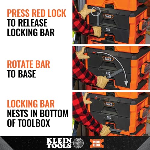 Klein Tools 2-Drawer Toolbox with Modular System