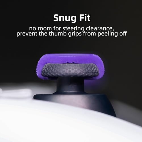 Skull & Co. x Savage Raven Thumb Grips Joystick Cap Analog Stick Cover for Playstation Portal (Set of 6) - Galactic Purple