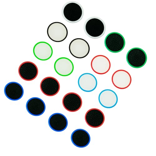 CTHTBZ 20PCS Silicone Joy-Con Thumb Grip Caps, Analog Thumbstick Joystick Covers Compatible with Nintendo Switch/Lite/OLED Controller Accessories