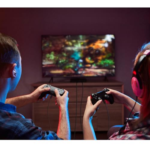 Smays 16 ft Long Charger Cord for PS5 Controller, USB C Charging Cable 2-Pack