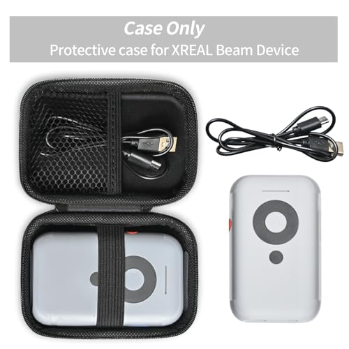 Case for XREAL Beam, Case Compatible with FNIRSI DSO152 Oscilloscope, Shockproof, Anti-Scratch Protective Cover with Lanyard, Case Only