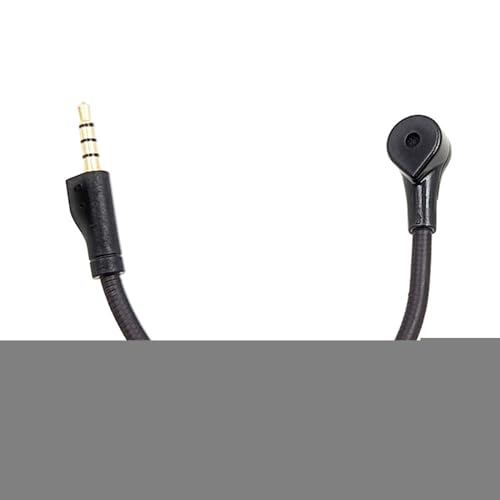 NewTH Replacement Game Mic for Steelseries Arctis 1 Headphones Detachable Microphone Boom for Gaming Headsets PS4 Pro PS5 Xbox One X Computer PC Mac 3.5mm Jack Noise Cancelling