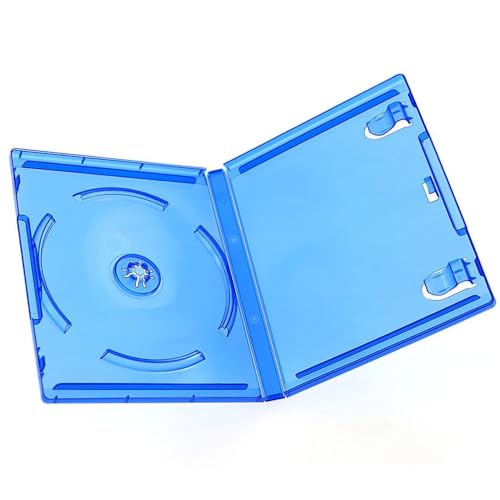 2 Pcs Video Game Storage Case for Sony Playstation 5 for PS5,Replacement CD Game Case Blue Cover Protective Box Game Disk Holder Discs Storage Bracket Box