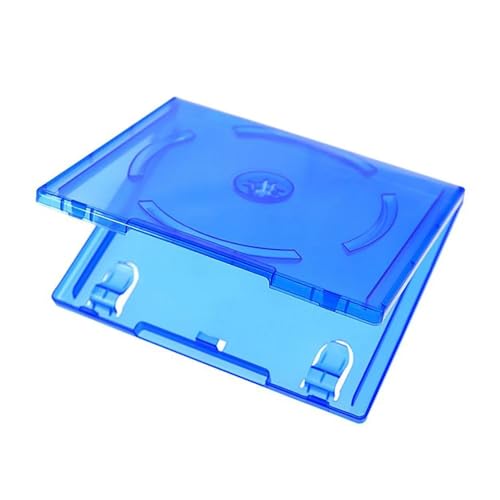 2 Pcs Video Game Storage Case for Sony Playstation 5 for PS5,Replacement CD Game Case Blue Cover Protective Box Game Disk Holder Discs Storage Bracket Box