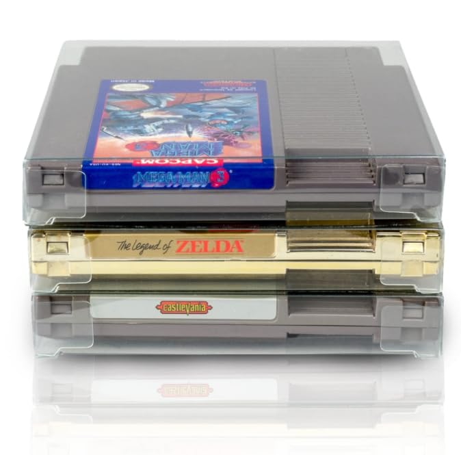 NES-Cartridge-Case Protector, Compatible for Legend of Zelda, Mario Bros, Mega Man, Metroid, Super Mario (Ultimate 14 Packs)