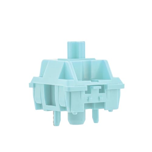 EPOMAKER KTT Macaron Series Mechanical Keyboard Switches Set for Mechanical Gaming Keyboard, 45 Pieces, Tactile Switch (Blue)