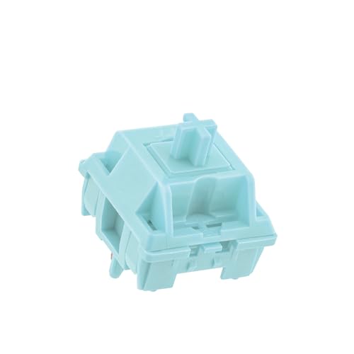 EPOMAKER KTT Macaron Series Mechanical Keyboard Switches Set for Mechanical Gaming Keyboard, 45 Pieces, Tactile Switch (Blue)