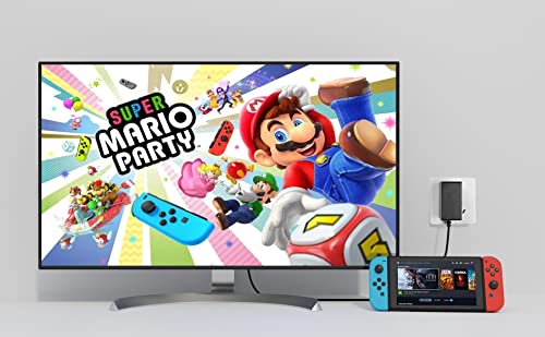 Fast Charger for Nintendo Switch AC Adapter 15V 2.6A Power Supply for Switch OLED/Switch Dock and Pro Controller (Support TV Mode) Travel Wall Charger with 6FT USB C Cable