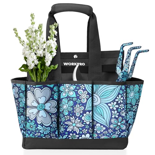 WORKPRO Garden Tool Bag with 9 Pockets