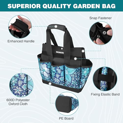 WORKPRO Garden Tool Bag with 9 Pockets