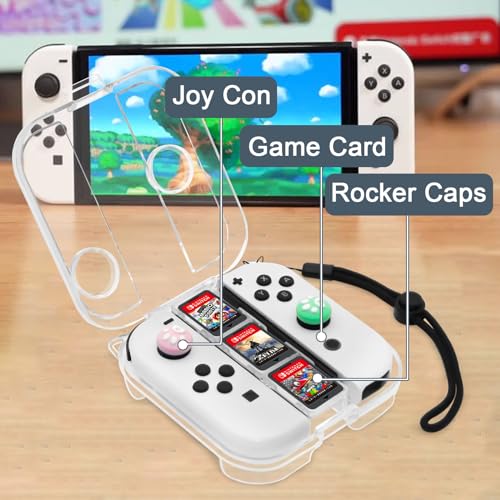 TGDPLUE 2 Pack Switch Joy-cons Case,Switch Controller Storage Case Shell Compatible with Nintendo Switch Joycons,Portable Dust-Proof Protective cover Travel Case for Switch/OLED Joy Con