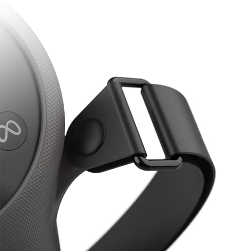 HZLucki Upgraded Controller Grips Compatible with Meta Quest 3 Accessories, Extended Gradient Silicone Controller Strap, Widened Adjustable Knuckle Straps Fits Most Hands (Black)