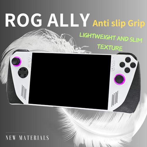 Luck&Link Anti-Skid Controller Grip for ROG Ally,Textured Skin kit,for ROG Ally Sweat-Absorbent Controllers Handle Grips, Buttons