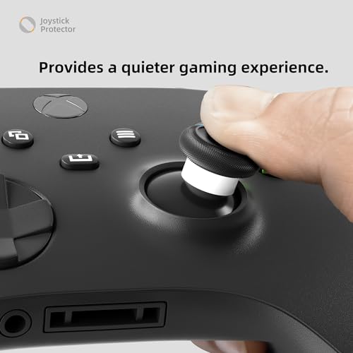 ELETIUO Silicone Joystick Protectors,Invisible Elastic Protective Guard Compatible with Steam Deck/Xbox/PS4/PS5/Switch Pro Game Controller Accessories, 60 Pcs Transparent+Black+White