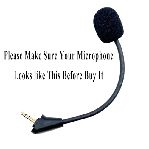 NewTH Replacement Cloud Alpha Game Mic Noise Cancelling Microphone Boom only for Kingston HyperX Cloud Alpha/Cloud Alpha S Pro PS4 PS5 Computer PC Gaming Headsets 3.5mm Jack