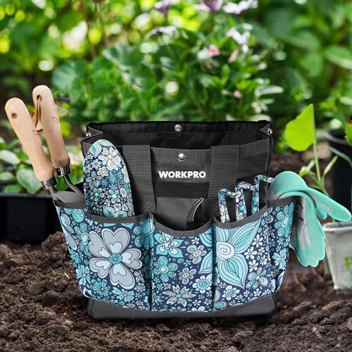 WORKPRO Garden Tool Bag with 9 Pockets