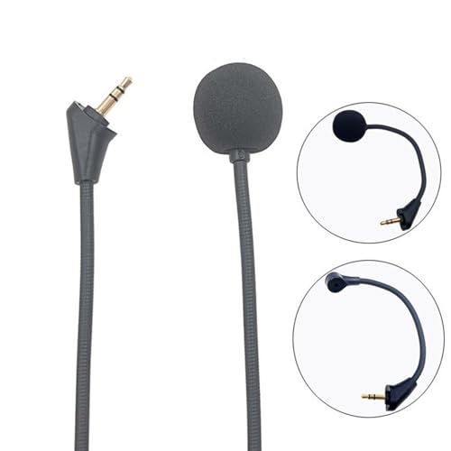 NewTH Replacement Cloud Alpha Game Mic Noise Cancelling Microphone Boom only for Kingston HyperX Cloud Alpha/Cloud Alpha S Pro PS4 PS5 Computer PC Gaming Headsets 3.5mm Jack