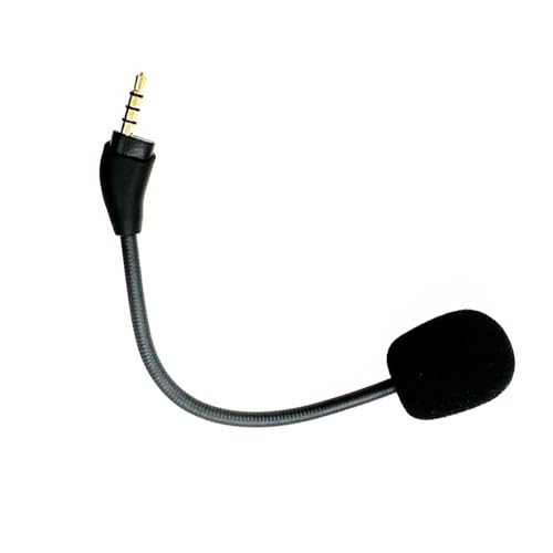 NewTH Replacement Game Mic Microphone for Wired Kingston HyperX Cloud III Gaming Headset, Detachable Mic Boom for PC PS5 PS4 Xbox Series X/S