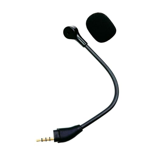 NewTH Replacement Game Mic Microphone for Wired Kingston HyperX Cloud III Gaming Headset, Detachable Mic Boom for PC PS5 PS4 Xbox Series X/S
