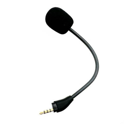 NewTH Replacement Game Mic Microphone for Wired Kingston HyperX Cloud III Gaming Headset, Detachable Mic Boom for PC PS5 PS4 Xbox Series X/S
