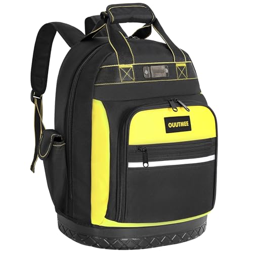OUUTMEE Waterproof Tool Backpack with Multi-Use Pockets