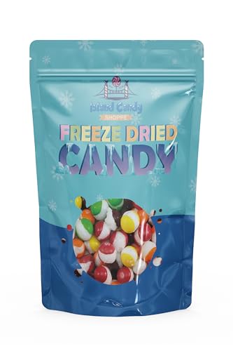 KD Supplies Freeze Dried Skittles Fruit Flavored Chewy Candy (10 oz) - Premium Freeze Dried Crunchy Candy For An Enhanced Flavor (Original Rainbow)