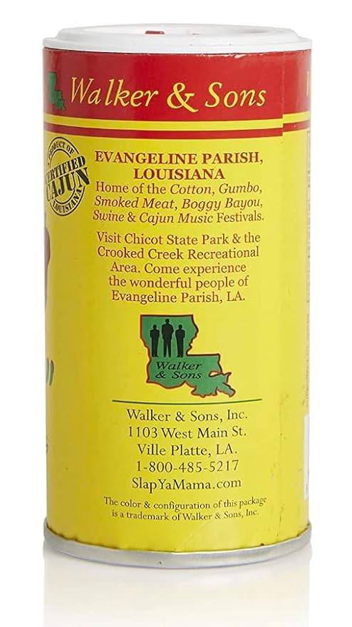Slap Ya Mama Cajun Seasoning, All Natural Cajun Seasoning from Louisiana, Original Blend, MSG Free and Kosher, 4 Ounce (2-Pack) + Deal Dave Card