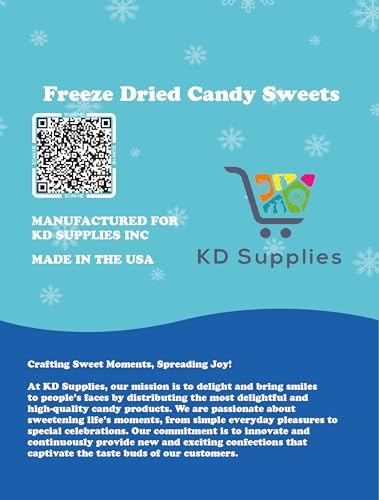 KD Supplies Freeze Dried Skittles Fruit Flavored Chewy Candy (10 oz) - Premium Freeze Dried Crunchy Candy For An Enhanced Flavor (Original Rainbow)
