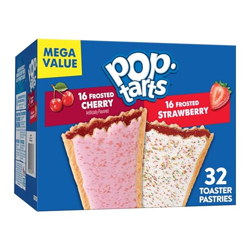 Pop-Tarts Toaster Pastries, Breakfast Foods, Kids Snacks, Variety Pack, 54.1oz Box (32 Pop-Tarts)