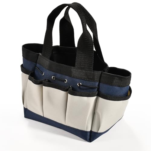 SOGCASE Small Garden Tool Bag, 8 Pockets (Grey)