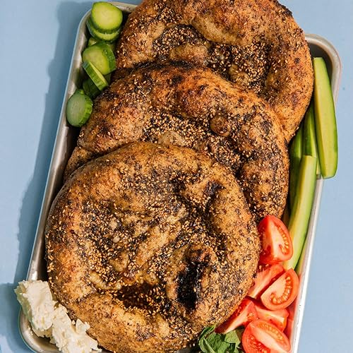 Za'atar by Z&Z | Za'atar Spice Blend with Zaatar Spice, Sumac, & Toasted Sesame Seeds | Za'atar Seasoning for Breads, Salads, Chicken, or Snacks | Savory & Tangy Palestinian Zaatar Seasoning, 2 Oz