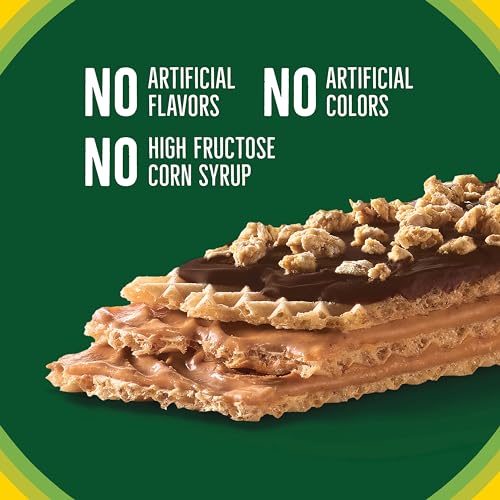 Nature Valley Wafer Bars, Peanut Butter Chocolate Flavored Snacks, 10 Bars, 13 OZ