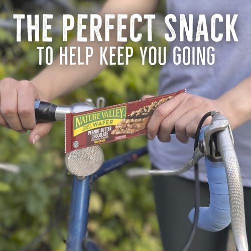Nature Valley Wafer Bars, Peanut Butter Chocolate Flavored Snacks, 10 Bars, 13 OZ