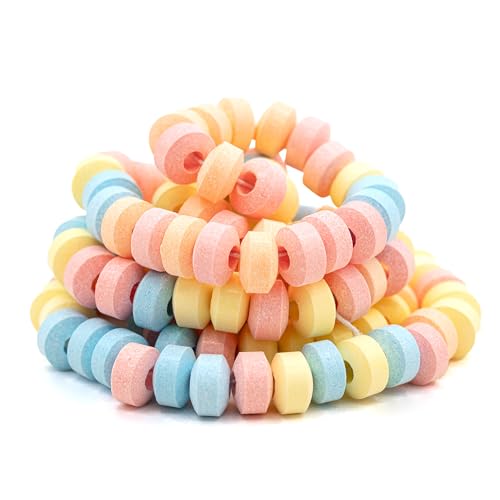 Funtasty Candy Bracelets - Party Favors - Fruit Flavors, Individually Wrapped, Stretchable, 21-Ounce Bag (40 Count)