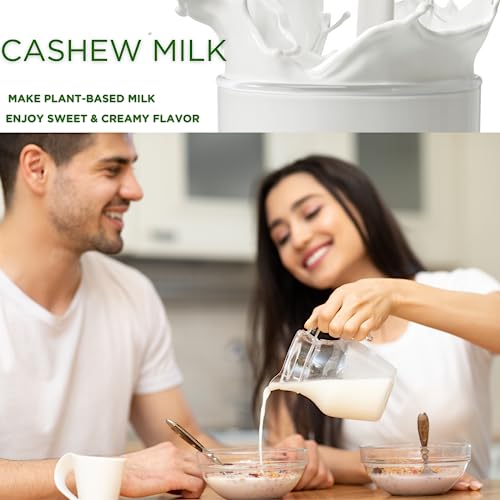 Raw Cashews Unsalted Whole (16 0z. / 1 lb) | Vegan Protein Snacks | Make Cashew Milk | Keto and Paleo Friendly Diet Snacks | Party Snacks | Healthy Snacks | Cashews Bulk | Non-GMO | 100% Natural - By Moonee Naturals 16 0z. / 1 lb