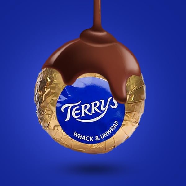 Smiling Sweets Terry's Original and Dark Chocolate Oranges - 2 Pack - One of Each - 5.53oz Each - Easy to break and share with friends and family - Start a new tradition with each flavor