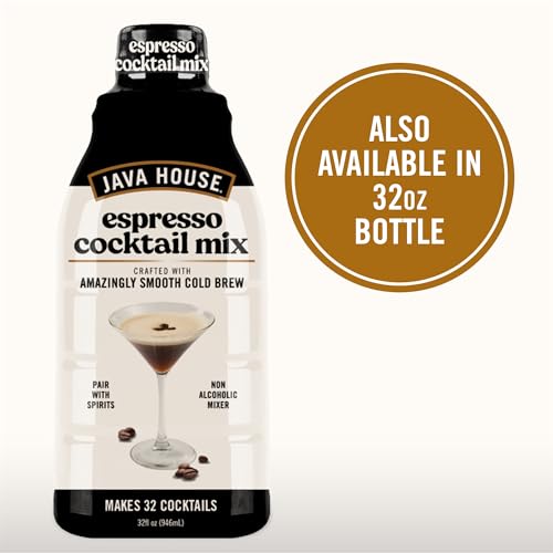 Java House Cold Brew Espresso Martini Mix, Ready to Use Liquid Coffee Concentrate Pods – 1.35 Fluid Ounces Each (Pack of 6, makes 12 cocktails)
