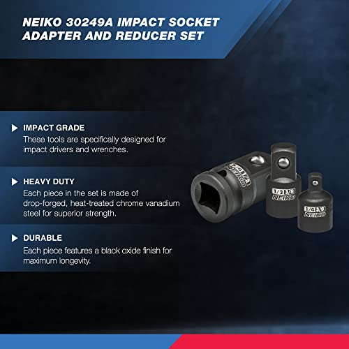 NEIKO 30249A 5 Piece Impact Socket Adapter Set