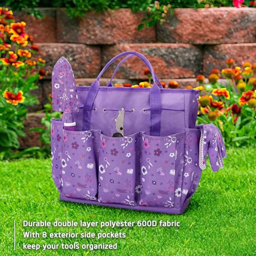 Women's Gardening Tool Set with Heavy Duty Bag
