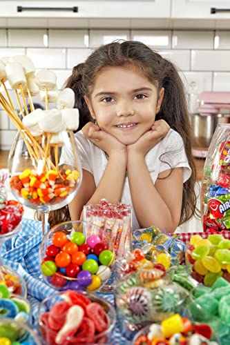 Sarah's Candy Factory Sanded Lemon Drops Old Fashioned Hard Candy (Gluten Free) in Jar, 24 Oz