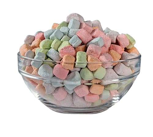 Assorted Dehydrated Marshmallows in Reusable Container by Medley hills farm - dehydrated marshmallow bits - Cereal marshmallows - Perfect mini marshmallows for hot chocolate
