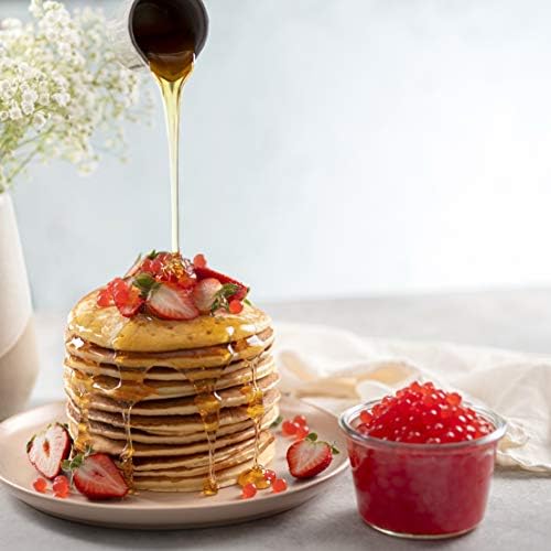 BREXONIC Boba Pearls, Peach Popping Bursting Boba, Tapioca Pearls For Bubble Tea (Peach, 1 LB 1 Pack)