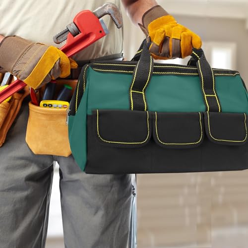16-Inch Wide Mouth Waterproof Tool Bag for Professionals