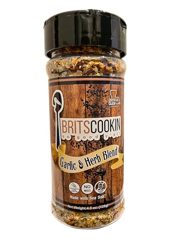 Britscookin - Garlic & Herb Seasoning 4.5 oz, Pack of 1