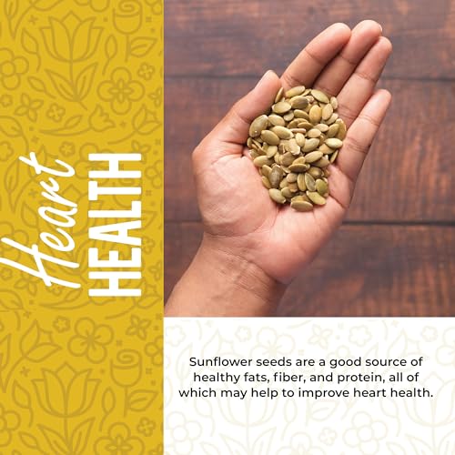 Sunflower Seeds Raw 2lbs – Unsalted Sunflower Seeds to Eat - Shelled Sunflower Seeds Bulk - Sun Flower Seeds for Eating - Sunflower Kernels - Raw Sunflower Seeds Shelled 32oz