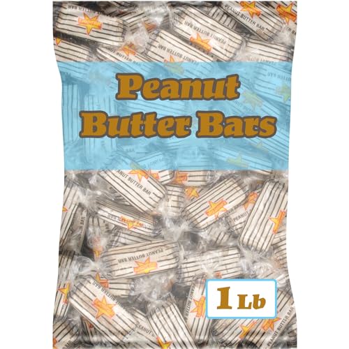 Atkinson Peanut Butter Bars Candy, Old Fashioned, 16 Ounce-1 Pound